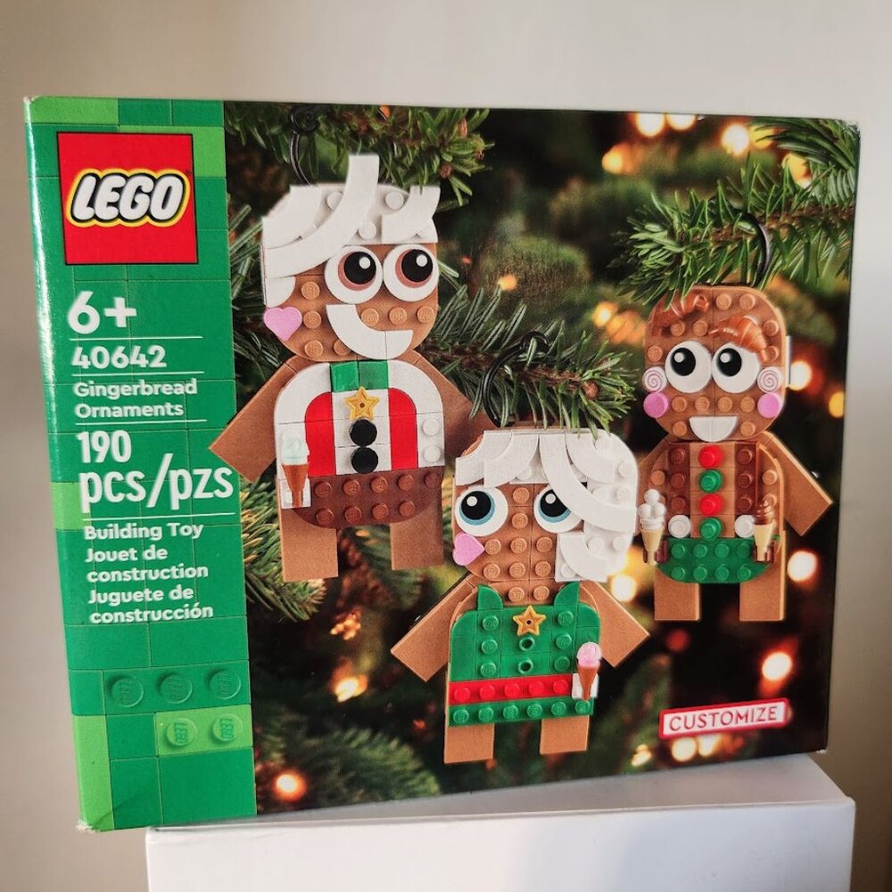 NEW Lego Gingerbread Ornaments Christmas Tree Decor Building Set 40642 Includes - Picture 5 of 16